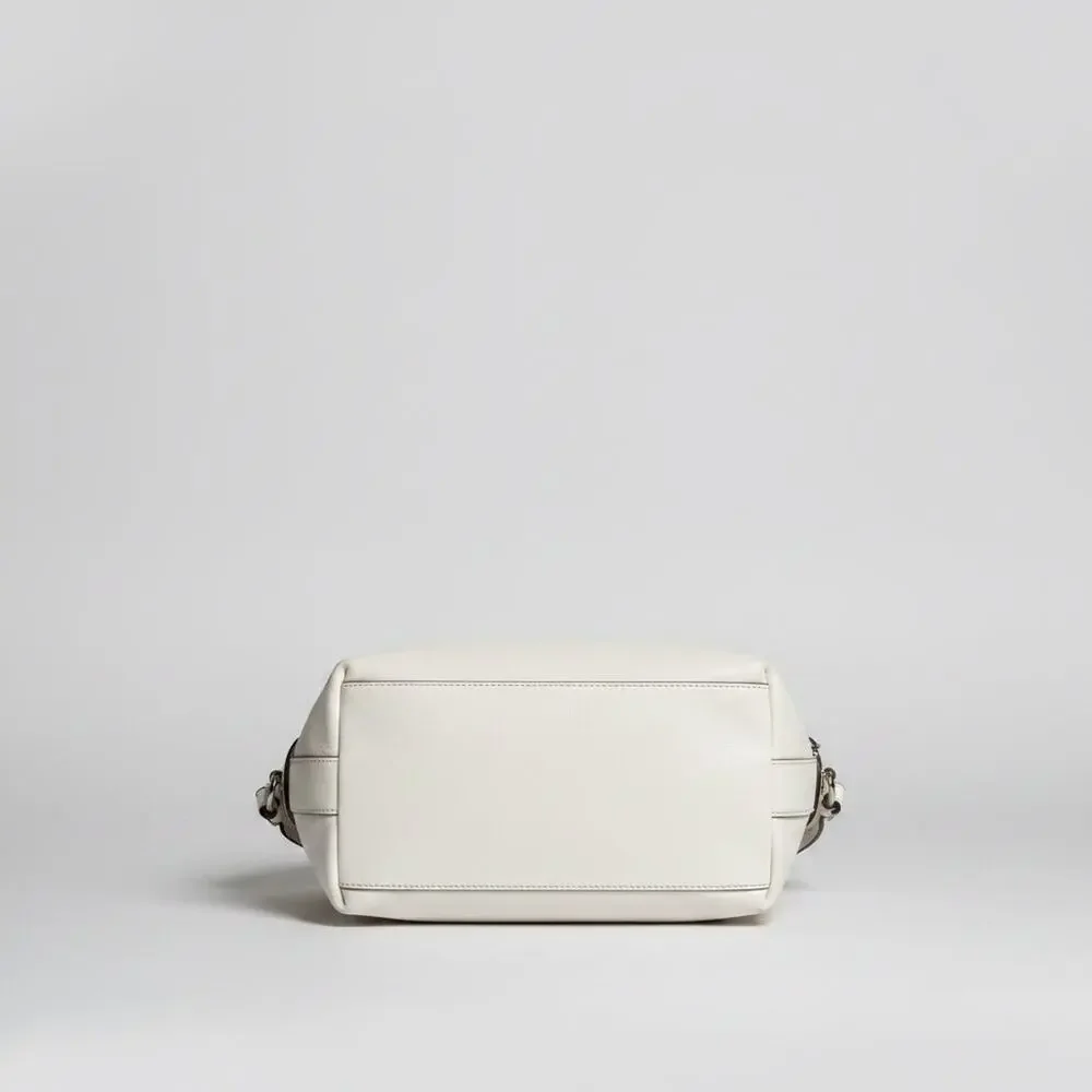 Coach bone leather bucket bag